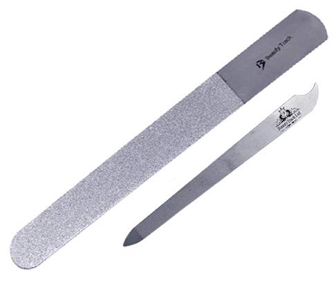 Pack of 2 Diamond Deb Foot Skin & Nail File Professional Quality 20 cm Long