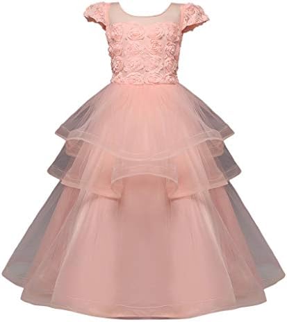 Ball Gown Pageant Dresses Flower Girls Prom Wedding Birthday Party Princess Elegant Tulle Gowns