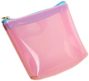 Momo House Candy Color Woman Lovely Jelly Zero Purse Jewelry Bag Coin Bag (Pink)