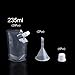 Outee 26 Pcs Drinks Flasks Plastic Liquor Pouch Plastic Reusable Drinks Flasks Concealable Cruise Bag Kit Plastic Flasks with Alternate Lid and Funnel 235ml for Camping Party Hiking Outdoor
