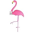 Ram Bright Pink Garden Flamingo Lawn Flamingo With Stake Plastic Sculpture