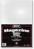 25 MAGAZINE SIZE MYLAR COMIC BOOK BAGS SLEEVES 4 MIL
