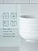 Teocera Wide and Shallow Porcelain Salad and Pasta Bowls Set of 6-24 Ounce Microwave and Dishwasher Safe Serving Dishes, Matte White