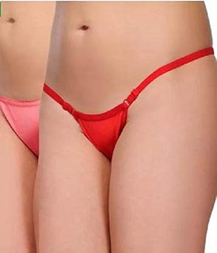 Women's Thong Red, Pink Panty
