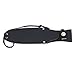 Survival knife cudeman 2010, with rubber handle, 16 cm blade 