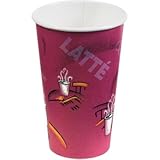 NEW - Bistro Design Hot Drink Cups, Paper, 16 Oz., Maroon, 50/pack - 316sipk