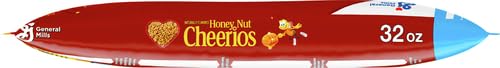 HONEY NUT CHEERIOS HEART HEALTHY BREAKFAST CEREAL, GLUTEN FREE CEREAL WITH WHOLE GRAIN OATS, VALUE BAG, 32 OZ
