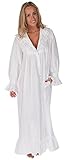 The 1 for U Amelia 100% Cotton Victorian Nightgown with Pockets 7 Sizes