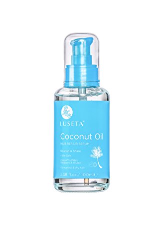 Luseta Hair Oil Hair Repair Serum Coconut Argan Marula Oil Sulfate Free Paraben Free (Coconut Oil)