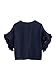 Romwe Women's Zip Back Blouse Ruffle Short Sleeve Tee Top