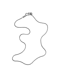 Paz Creations - Collar de cadena de plata de ley 925 con diseño de infinito