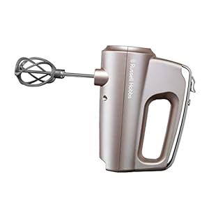 Russell Hobbs Batidora Amasadora Swirl Smoky Quartz – Batidora Varillas, 2 Varillas Batidoras, 2 Ganchos para Masa, 5 Velocidades, Función Turbo, Accesorios Aptos para Lavavajillas – 25892-56