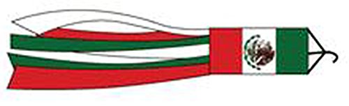 Large 60 Inch Mexico Country Flag Twirling Windsock
