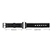 CUZOW Milanese Stainless Steel Metal Replacement Watch Band with Double Metal Buckle for Apple Watch/Apple Watch Sport/Apple Watch Edition Series 3/Series 2/Series 1 (Milanese-Black-42mm)