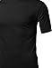 Youstar Men's Basic Solid Cotton Crew Neck Tee