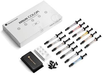 TKM Estelite Color Syringe Refill White 0.9Gm + Tips Ea