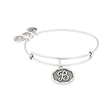 Alex and Ani Rafaelian Silver-Tone Initial 