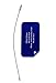 Custom Luggage Tags Personalized Gift Metal Engraved for Travel Suitcase Bag Label (Blue)