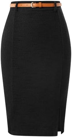 Amazon.com: GRACE KARIN Women's Black Skirts Bodycon Pencil Skirt