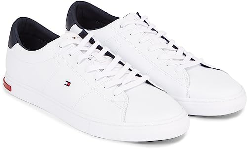 Tommy Hilfiger Men Essential Leather Detail Vulcanised Trainers
