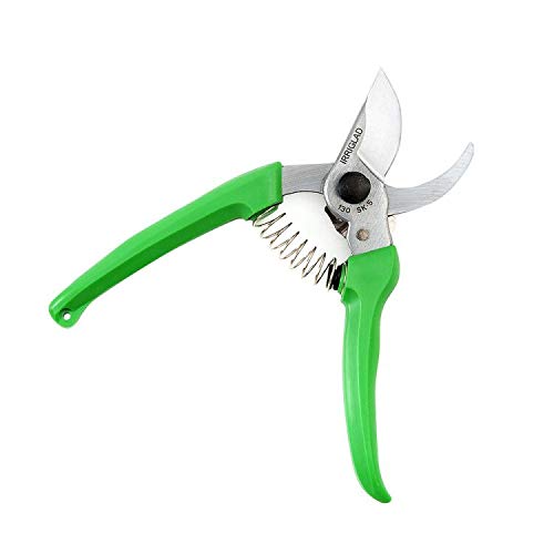 IRRIGLAD Steel Bypass Pruning Shears 7″ Garden Scissors 1PC