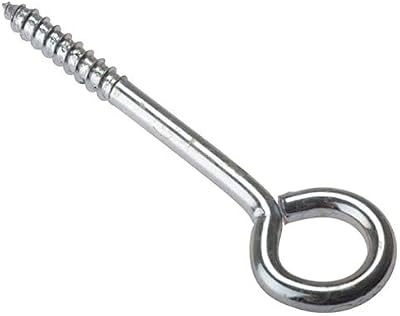 fiXte 75mm Steel Screw Vine Eyes Pack of 40 BZP Bright Zinc Plated