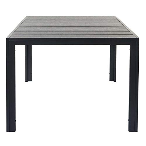 Mendler Poly-Rattan Garnitur HWC-F49, Garten-/Lounge-Set Sitzgruppe Balkonset, verstellbare Lehne 90x90cm - schwarz – Bild 7