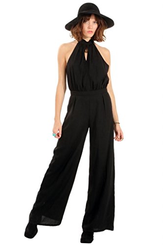 black pantsuit jumper