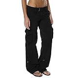 Women’s Loose Fit Cargo Pants Outdoor Multi Pockets Quick Dry Jungle Hiking Military Trousers