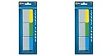 Redi-Tag Writeable, Removable Index Tabs, 2-Inch, 30-Pack, Lemon, Lime and Ocean Blue Colors (31080), 2 Packs