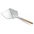 16"X18" Anodized Aluminum Pizza Peel Alizzee, Super Portable Pizza Turning Peel Large Square Oven Pizza Peel For Wood Fired Oven
