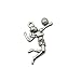 iloveDIYbeads Ball Sports Charms-45pcs Alloy Love Volleyball Ball Sports Fitness Charms Pendants Beads Charms for DIY Jewelry Making Bracelet Necklace Earrings Parts (M322)