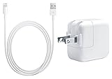 Charging Lightning [6-foot] Cables with 12W Wall Charger for    Air / Mini (All 8-Pin Charger Tips)