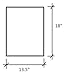 PipeWarmers Insulated Pouch - backflow Insulation Cover (13.5 x18)