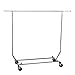 Collapsible/Folding Rolling Clothing/ Garment Rack Salesman's Rack