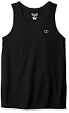 Champion Men's Vapor Tank Top with FreshIQ, Black Heather, 2XL