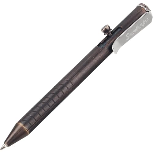 SMOOTHERPRO Solid Brass Bolt Action Pen Compatible with Fisher Space ...