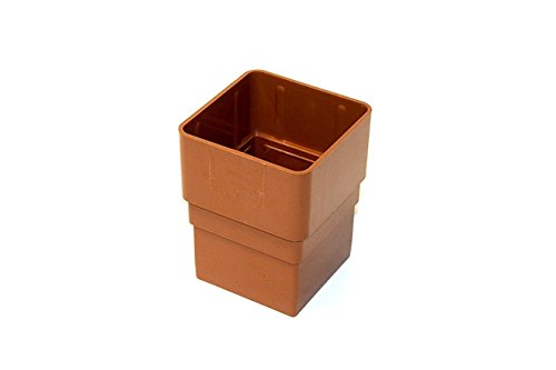 Marshall Tufflex Square 65mm Pipe Socket/Joiner RWSS1 Black White Brown Clay (Clay)