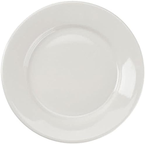Yanco RE-9 Recovery Plate, 9.75" Diameter, China, American White Color, Pack of 24