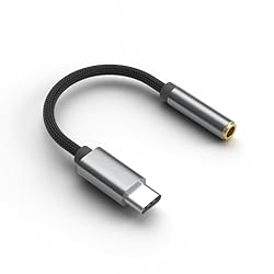 KZ AM01 USB C to 3.5mm Audio Adapter, 32bit/384kHz