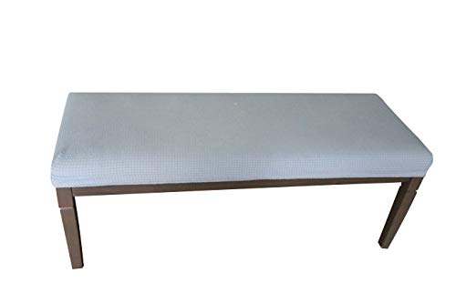 Qualitrusty Waterproof Dining Bench Protector - Perfect for Kids, Elderly, Restaurants, Dental Clinics, Parties and Homes - Machine Washable, Stretchy, Cleans Easily (60x17, Pale Blue)