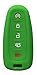 KAWIHEN Silicone Key Fob Cover Protector Smart Remote Control Keyless Entry Key Fob Case Holder Cover For Ford C-Max Edge Escape Expedition Explorer Flex Focus Taurus M3N5WY8609 (Green)