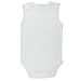 Little Pipers Baby Cotton Onesee White Undershirts Bodysuits 3 Pack (24-36 Months, White Sleeveless)