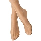 Women's Sheer Ankle Socks - 8 Pack - Transparent Tan Hosiery - Cute Dress Socks