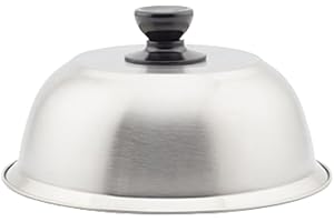 pizarra Grill Dome Cover Stainless Steel Burger Cover Round Pot Lids Cover for Cookware Kitchen Burgers Barbecue Steaks