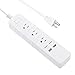 Wifi Smart Power Strip Surge Protector, 3 Smart AC Outlets and 2 Smart USB Ports Individual Control, 6ft Extension Power Cord, Compatible with Amazon Alexa/Google Assistant No Hub Required
