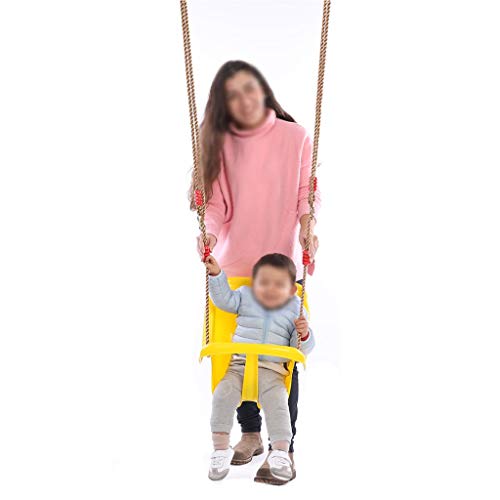 xiaodou Gartenschaukel Kindersitz-Schaukel Kunststoffstuhl mit hoher Rückenlehne Sicherer und haltbarer Indoor… – Bild 7