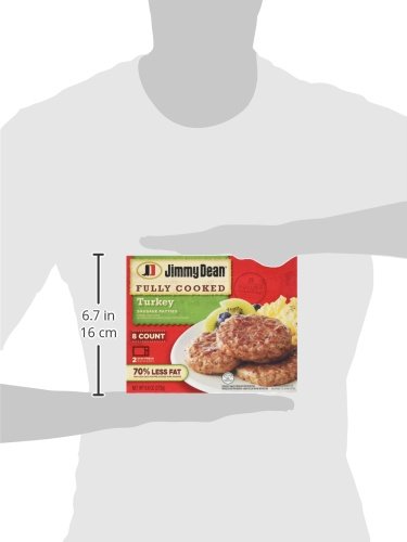 Jimmy Dean, Fully Cooked Turkey Sausage Patty, 8 Count - Thumbnail 4