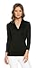 Women's 3/4 Sleeve Surplice Blouse Top - Cross Over, Nursing, Maternity, Wrap, Casual