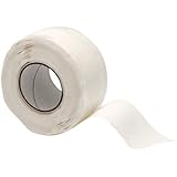 X-Treme Tape TPE-XZLW Silicone Rubber Self Fusing Tape, 1" x 10', Triangular, White
